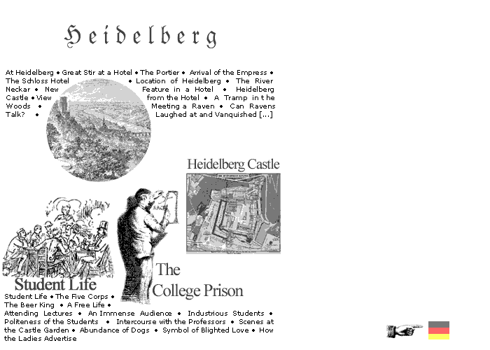 In Heidelberg - Das Heidelberger Schloss - Studentenleben - Der Studentenkarzer < Heidelberg < Mark Twain in Heidelberg 1878